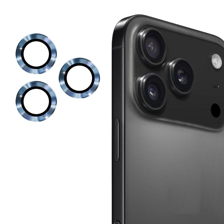 Película de vidro temperado 9H para lente traseira em liga de alumínio ENKAY, para iPhone 17 Pro / 17 Pro Max, para iPhone 17, para iPhone Air