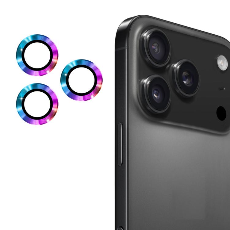 Película de vidro temperado 9H para lente traseira em liga de alumínio ENKAY, para iPhone 17 Pro / 17 Pro Max, para iPhone 17, para iPhone Air