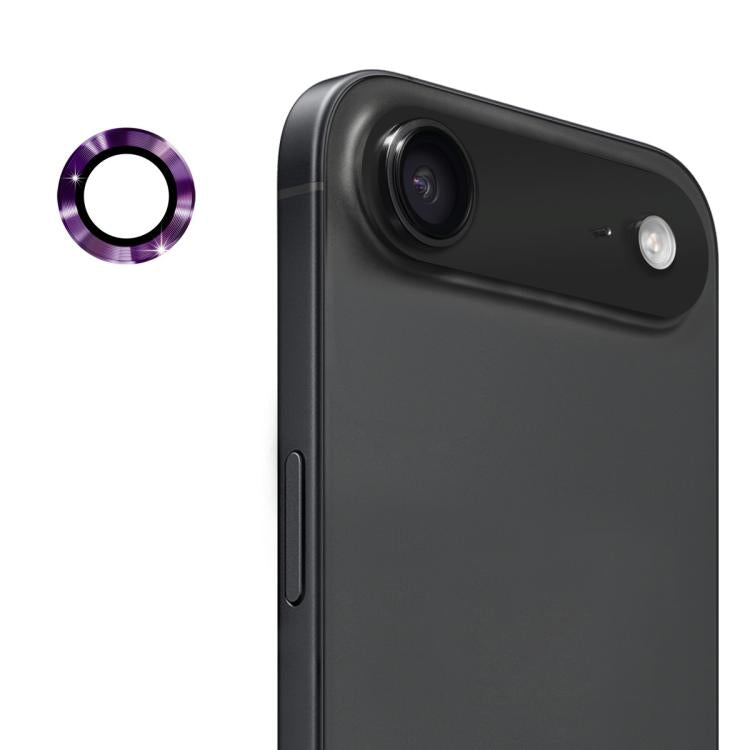Película de vidro temperado 9H para lente traseira em liga de alumínio ENKAY, para iPhone 17 Pro / 17 Pro Max, para iPhone 17, para iPhone Air