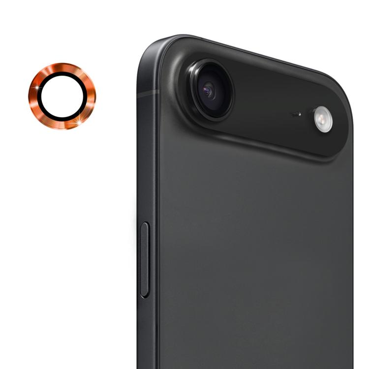 Película de vidro temperado 9H para lente traseira em liga de alumínio ENKAY, para iPhone 17 Pro / 17 Pro Max, para iPhone 17, para iPhone Air
