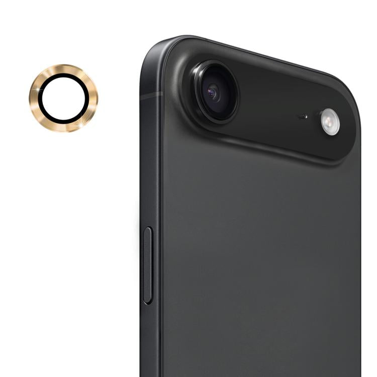 Película de vidro temperado 9H para lente traseira em liga de alumínio ENKAY, para iPhone 17 Pro / 17 Pro Max, para iPhone 17, para iPhone Air