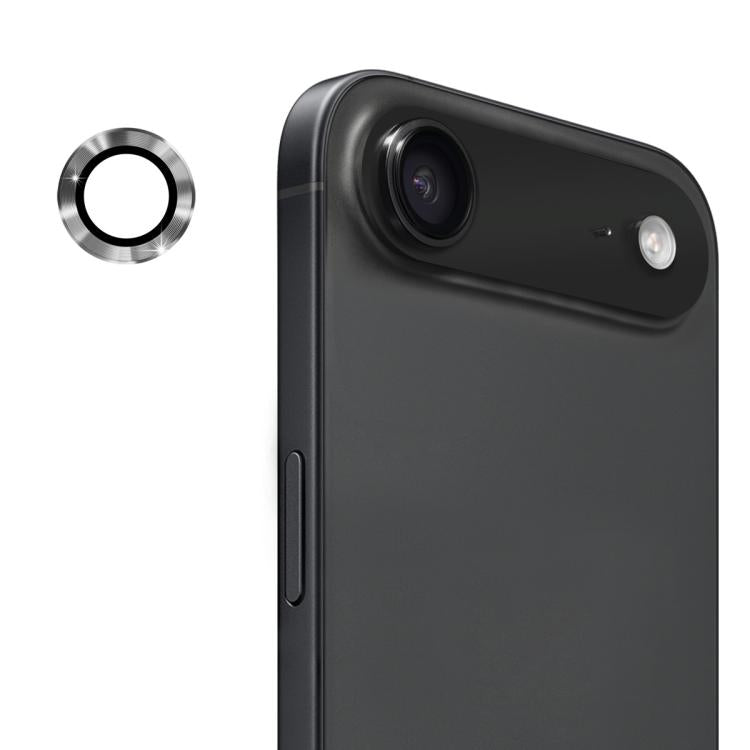Película de vidro temperado 9H para lente traseira em liga de alumínio ENKAY, para iPhone 17 Pro / 17 Pro Max, para iPhone 17, para iPhone Air