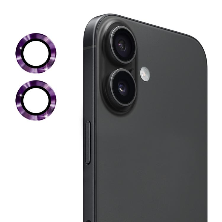 Película de vidro temperado 9H para lente traseira em liga de alumínio ENKAY, para iPhone 17 Pro / 17 Pro Max, para iPhone 17, para iPhone Air