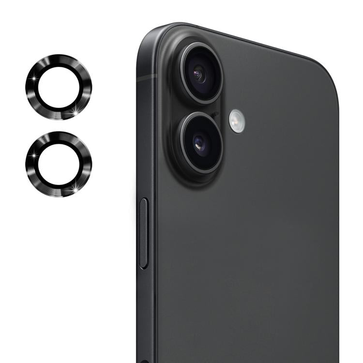 Película de vidro temperado 9H para lente traseira em liga de alumínio ENKAY, para iPhone 17 Pro / 17 Pro Max, para iPhone 17, para iPhone Air