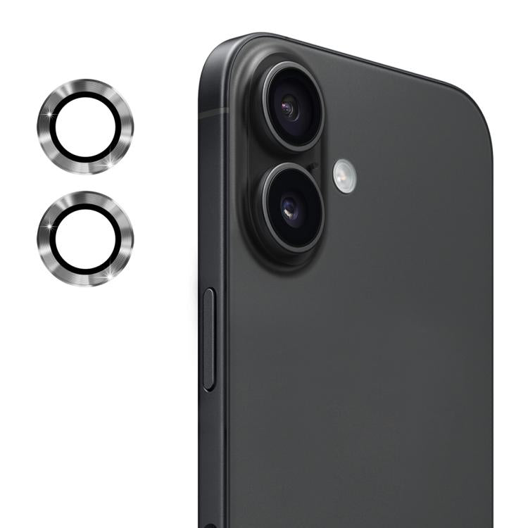 Película de vidro temperado 9H para lente traseira em liga de alumínio ENKAY, para iPhone 17 Pro / 17 Pro Max, para iPhone 17, para iPhone Air