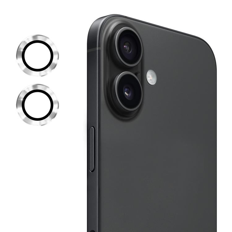 Película de vidro temperado 9H para lente traseira em liga de alumínio ENKAY, para iPhone 17 Pro / 17 Pro Max, para iPhone 17, para iPhone Air