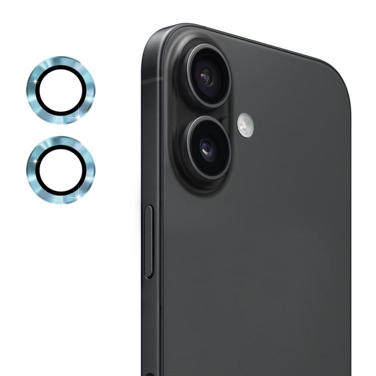 Película de vidro temperado 9H para lente traseira em liga de alumínio ENKAY, para iPhone 17 Pro / 17 Pro Max, para iPhone 17, para iPhone Air