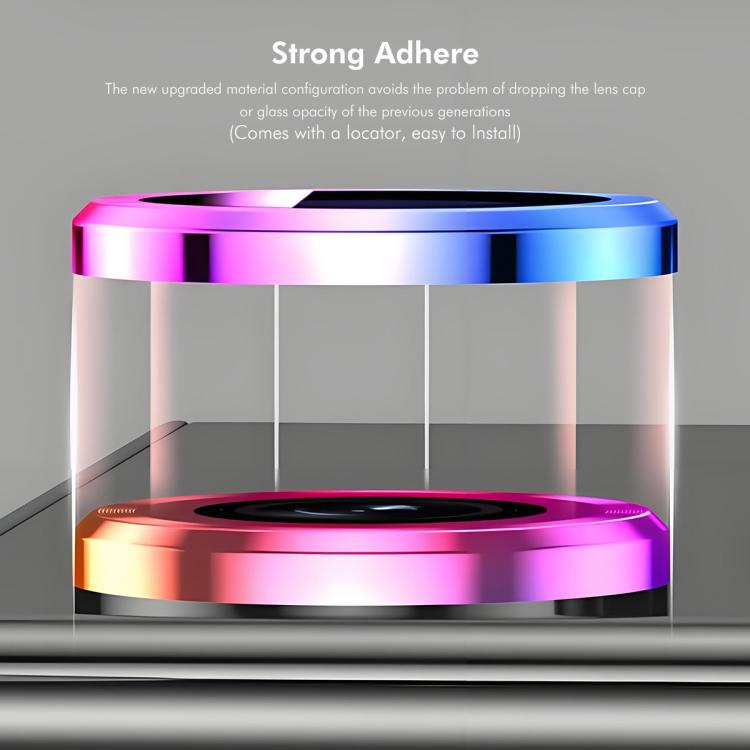 Película de vidro temperado 9H para lente traseira em liga de alumínio ENKAY, para iPhone 17 Pro / 17 Pro Max, para iPhone 17, para iPhone Air