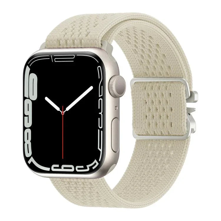 Correia de Relógio em Nylon Tricotado com Fivela de Paraquedas, Para Apple Watch 46mm / 49mm / 45mm / 44mm, Para Apple Watch 42mm / 41mm / 40mm / 38mm