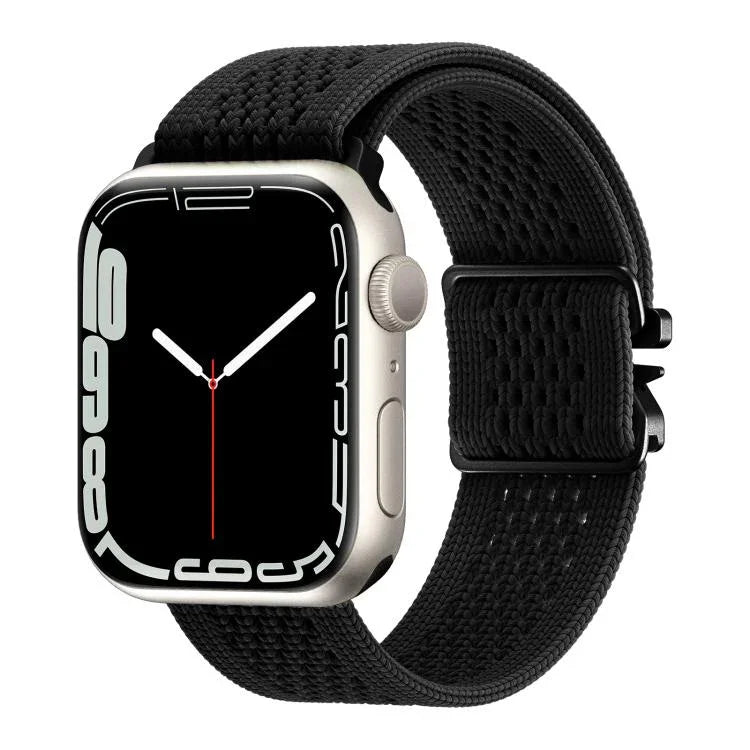 Correia de Relógio em Nylon Tricotado com Fivela de Paraquedas, Para Apple Watch 46mm / 49mm / 45mm / 44mm, Para Apple Watch 42mm / 41mm / 40mm / 38mm