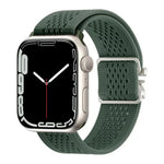 Correia de Relógio em Nylon Tricotado com Fivela de Paraquedas, Para Apple Watch 46mm / 49mm / 45mm / 44mm, Para Apple Watch 42mm / 41mm / 40mm / 38mm