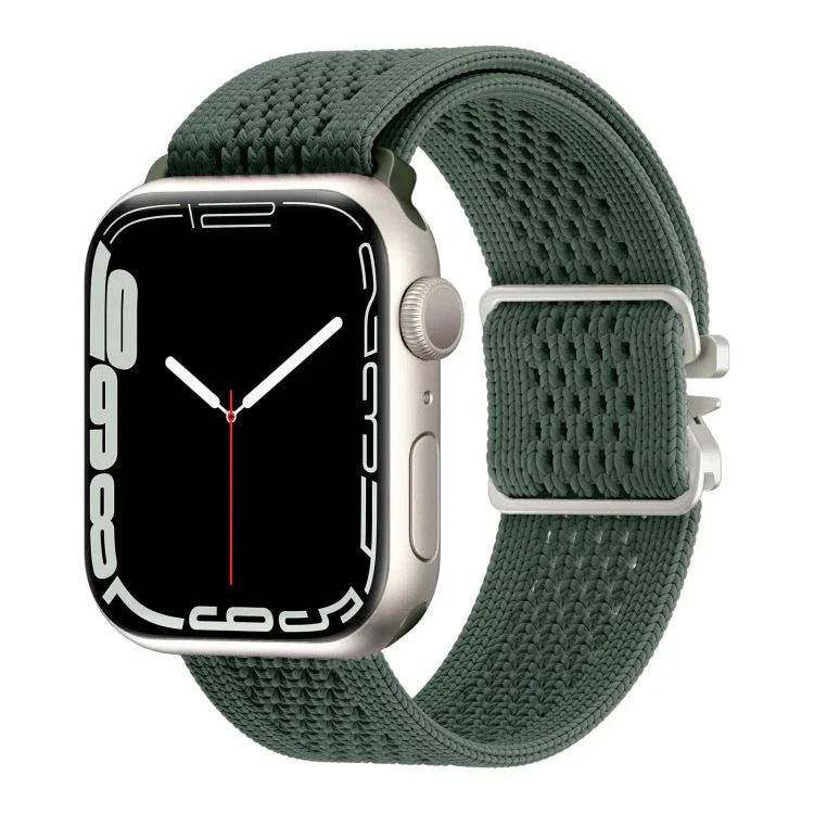 Correia de Relógio em Nylon Tricotado com Fivela de Paraquedas, Para Apple Watch 46mm / 49mm / 45mm / 44mm, Para Apple Watch 42mm / 41mm / 40mm / 38mm