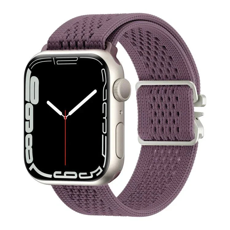 Correia de Relógio em Nylon Tricotado com Fivela de Paraquedas, Para Apple Watch 46mm / 49mm / 45mm / 44mm, Para Apple Watch 42mm / 41mm / 40mm / 38mm