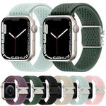 Correia de Relógio em Nylon Tricotado com Fivela de Paraquedas, Para Apple Watch 46mm / 49mm / 45mm / 44mm, Para Apple Watch 42mm / 41mm / 40mm / 38mm