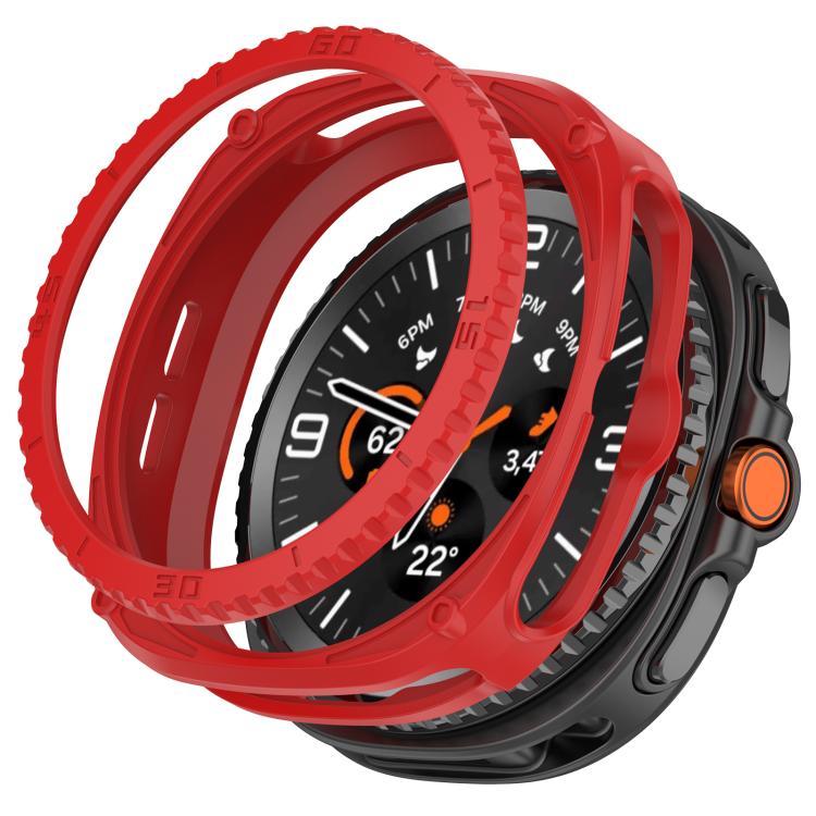 Capa Protetora de Relógio TPU Digital Armor Oca, Para Samsung Galaxy Watch8 Classic 46mm, Para Samsung Galaxy Watch8 44mm, Para Samsung Galaxy Watch8 40mm