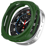 Capa Protetora de Relógio TPU Digital Armor Oca, Para Samsung Galaxy Watch8 Classic 46mm, Para Samsung Galaxy Watch8 44mm, Para Samsung Galaxy Watch8 40mm