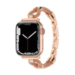 Correia de Relógio Metálica em Corrente de Cobre, Para Apple Watch 46mm / 49mm / 45mm / 44mm, Para Apple Watch 42mm / 41mm / 40mm / 38mm