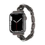 Correia de Relógio Metálica em Corrente de Cobre com Diamantes, Para Apple Watch 46mm / 49mm / 45mm / 44mm, Para Apple Watch 42mm / 41mm / 40mm / 38mm