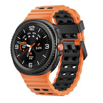 Pulseira de Relógio em Silicone Bicolor com Fivela de Libertação Rápida Estilo Oceano, Para Samsung Galaxy Watch8 / Watch8 Classic