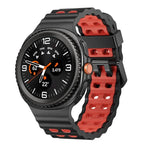 Pulseira de Relógio em Silicone Bicolor com Fivela de Libertação Rápida Estilo Oceano, Para Samsung Galaxy Watch8 / Watch8 Classic