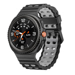 Pulseira de Relógio em Silicone Bicolor com Fivela de Libertação Rápida Estilo Oceano, Para Samsung Galaxy Watch8 / Watch8 Classic