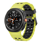 Pulseira de Relógio em Silicone Bicolor com Fivela de Libertação Rápida Estilo Oceano, Para Samsung Galaxy Watch8 / Watch8 Classic