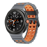 Pulseira de Relógio em Silicone Bicolor com Fivela de Libertação Rápida Estilo Oceano, Para Samsung Galaxy Watch8 / Watch8 Classic