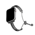Pulseira de Relógio em Liga de Zinco com Pedra Branca e Design de Amor, Para Apple Watch 46mm / 49mm / 45mm / 44mm, Para Apple Watch 42mm / 41mm / 40mm / 38mm