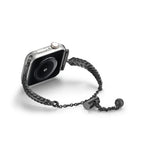 Pulseira de Relógio em Liga de Zinco com Penas Metálicas de Cobre, Para Apple Watch 46mm / 49mm / 45mm / 44mm, Para Apple Watch 42mm / 41mm / 40mm / 38mm