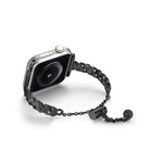 Pulseira de Relógio em Liga de Zinco Metálica Trançada e Brilhante, Para Apple Watch 46mm / 49mm / 45mm / 44mm, Para Apple Watch 42mm / 41mm / 40mm / 38mm