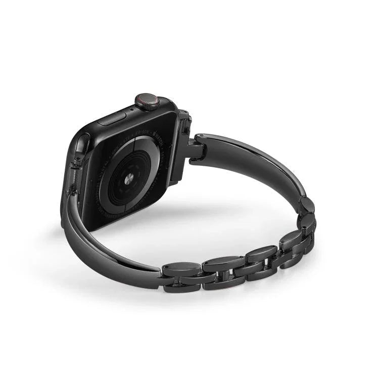 Pulseira de Relógio em Liga de Zinco com Braceletes Metálicos, Para Apple Watch 46mm / 49mm / 45mm / 44mm, Para Apple Watch 42mm / 41mm / 40mm / 38mm