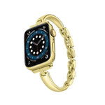 Pulseira de Relógio em Liga de Zinco com Braceletes Metálicos, Para Apple Watch 46mm / 49mm / 45mm / 44mm, Para Apple Watch 42mm / 41mm / 40mm / 38mm
