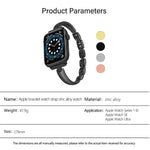 Pulseira de Relógio em Liga de Zinco com Braceletes Metálicos, Para Apple Watch 46mm / 49mm / 45mm / 44mm, Para Apple Watch 42mm / 41mm / 40mm / 38mm