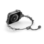 Pulseira de Relógio em Liga de Zinco com Trevo de Quatro Folhas e Diamantes, Para Apple Watch 46mm / 49mm / 45mm / 44mm, Para Apple Watch 42mm / 41mm / 40mm / 38mm