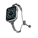 Correia de Relógio em Liga de Zinco com Diamantes Triturados Wings, Para Apple Watch 46mm / 49mm / 45mm / 44mm, Para Apple Watch 42mm / 41mm / 40mm / 38mm