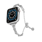 Correia de Relógio em Liga de Zinco com Diamantes Triturados Wings, Para Apple Watch 46mm / 49mm / 45mm / 44mm, Para Apple Watch 42mm / 41mm / 40mm / 38mm