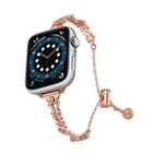Correia de Relógio em Liga de Zinco com Diamantes Triturados Wings, Para Apple Watch 46mm / 49mm / 45mm / 44mm, Para Apple Watch 42mm / 41mm / 40mm / 38mm