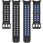 Marine Dual Buckle Two Color Silicone Watch Band, For Samsung Galaxy Watch8 / Watch8 Classic