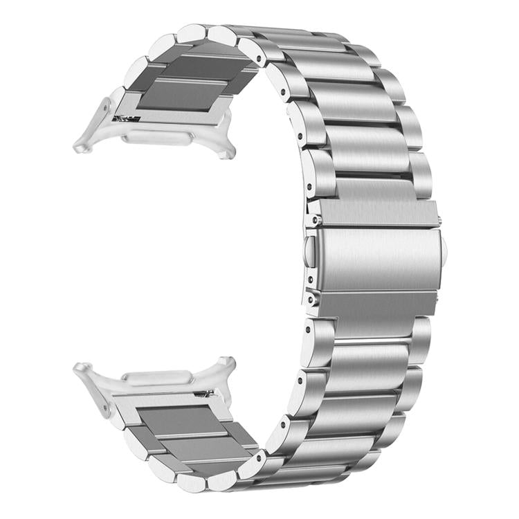 Correia de Relógio em Aço Inoxidável com Três Contas, Para Samsung Galaxy Watch Ultra 47mm / Ultra 2025