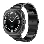 Correia de Relógio em Aço Inoxidável com Três Contas, Para Samsung Galaxy Watch Ultra 47mm / Ultra 2025