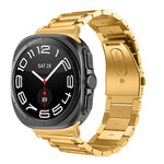 Correia de Relógio em Aço Inoxidável com Três Contas, Para Samsung Galaxy Watch Ultra 47mm / Ultra 2025