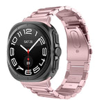 Correia de Relógio em Aço Inoxidável com Três Contas, Para Samsung Galaxy Watch Ultra 47mm / Ultra 2025