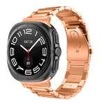 Correia de Relógio em Aço Inoxidável com Três Contas, Para Samsung Galaxy Watch Ultra 47mm / Ultra 2025