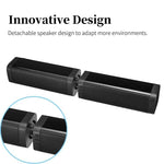 Soundbar Sem Fios para TV BKS-33 5.0, Suporta TF, Removível e Ligável, Efeito Estéreo 3D