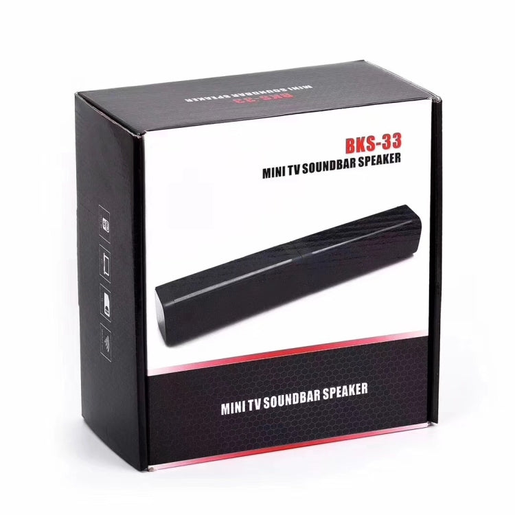 Soundbar Sem Fios para TV BKS-33 5.0, Suporta TF, Removível e Ligável, Efeito Estéreo 3D