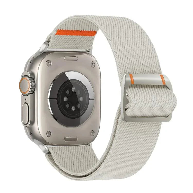Pulseira de Relógio em Nylon com Fivela Mecânica Watchman, Para Apple Watch 46mm / 49mm / 45mm / 44mm, Para Apple Watch 42mm / 41mm / 40mm / 38mm