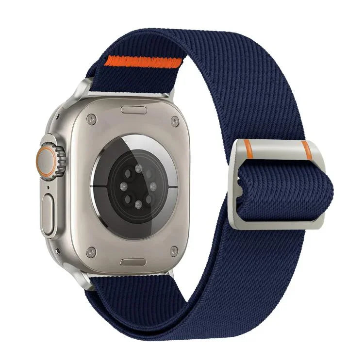 Pulseira de Relógio em Nylon com Fivela Mecânica Watchman, Para Apple Watch 46mm / 49mm / 45mm / 44mm, Para Apple Watch 42mm / 41mm / 40mm / 38mm