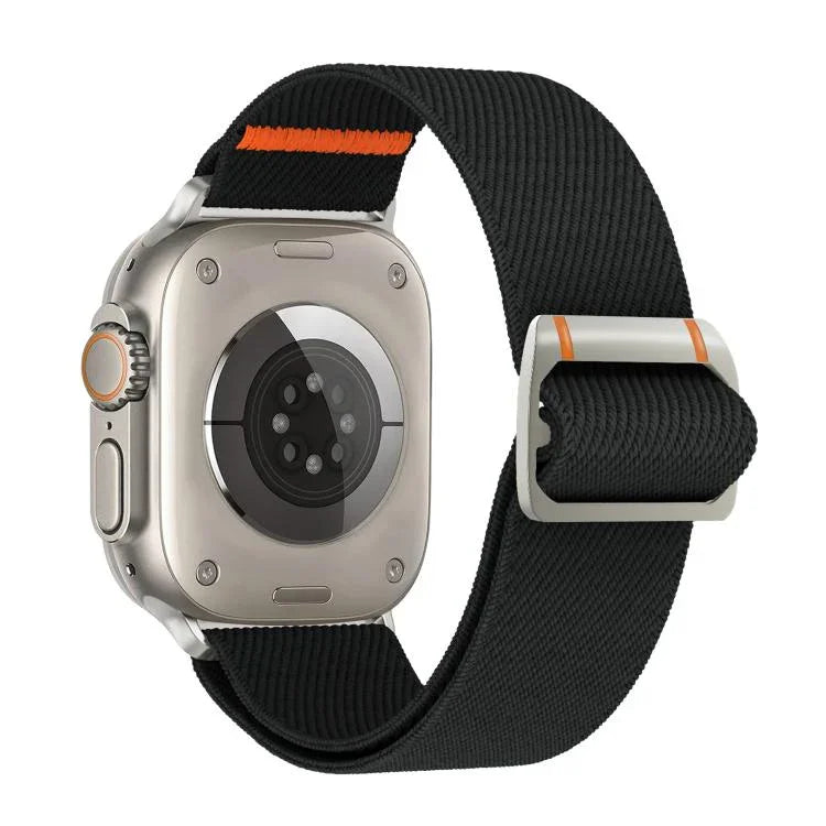 Pulseira de Relógio em Nylon com Fivela Mecânica Watchman, Para Apple Watch 46mm / 49mm / 45mm / 44mm, Para Apple Watch 42mm / 41mm / 40mm / 38mm