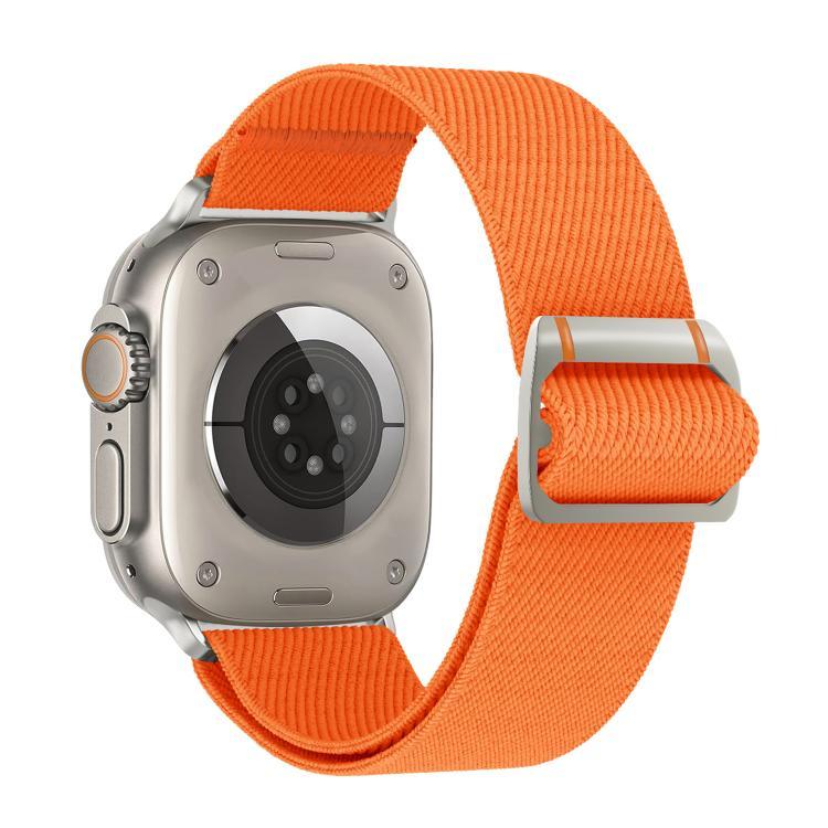 Pulseira de Relógio em Nylon com Fivela Mecânica Watchman, Para Apple Watch 46mm / 49mm / 45mm / 44mm, Para Apple Watch 42mm / 41mm / 40mm / 38mm