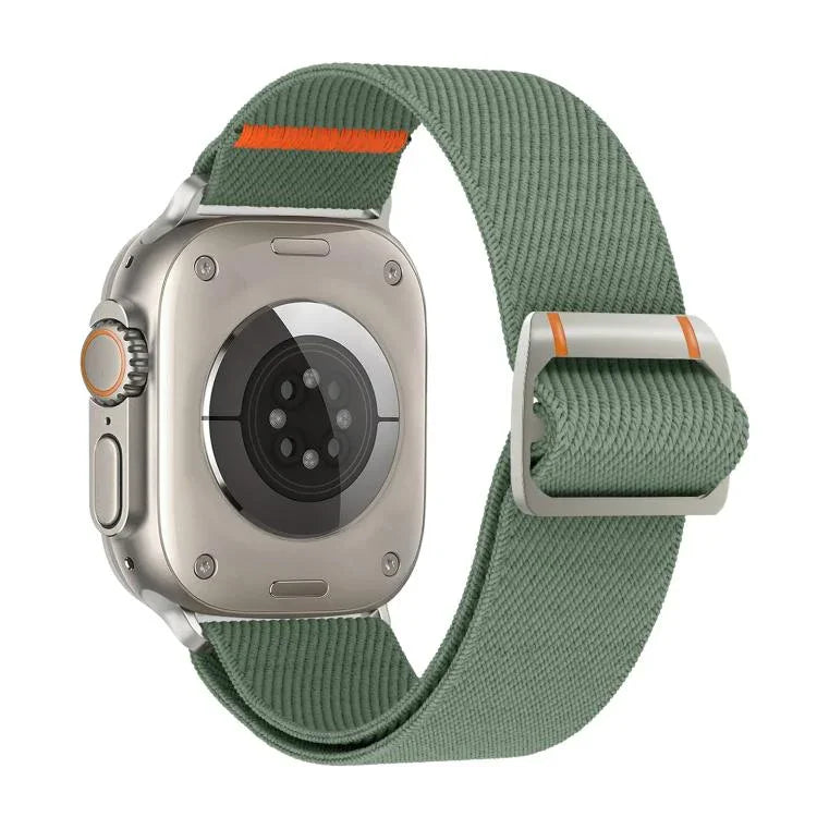 Pulseira de Relógio em Nylon com Fivela Mecânica Watchman, Para Apple Watch 46mm / 49mm / 45mm / 44mm, Para Apple Watch 42mm / 41mm / 40mm / 38mm